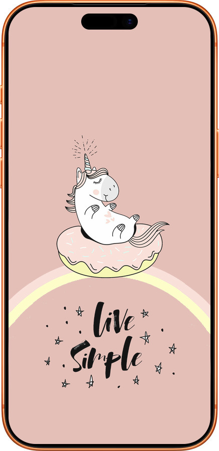 Силиконовый чехол Единорожка в пончике для Apple iPhone 17 PRO MAX - 4282u-4029 изображение 