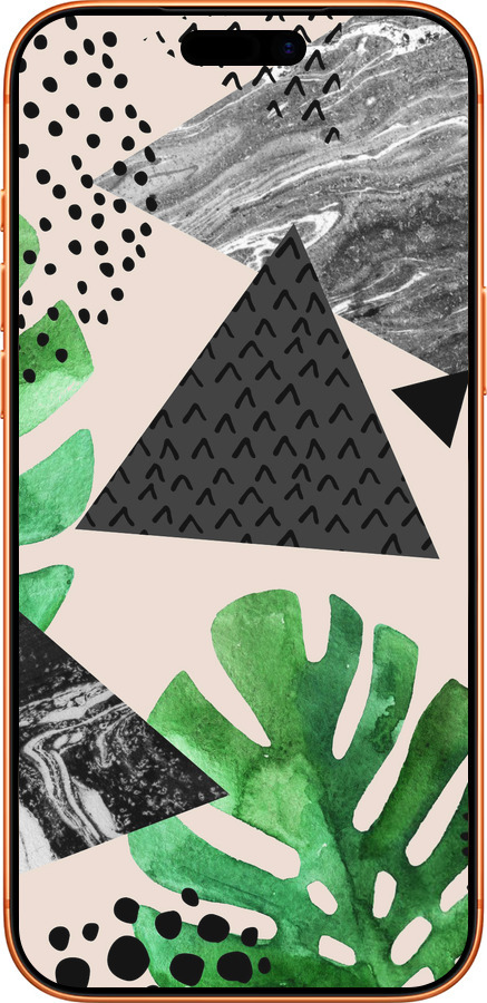 Силиконовый чехол Монстера для Apple iPhone 17 PRO MAX - 4304u-4029 изображение 