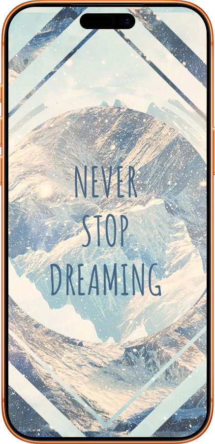 Силиконовый чехол Мечтать для Apple iPhone 17 PRO MAX - 4379u-4029 изображение 