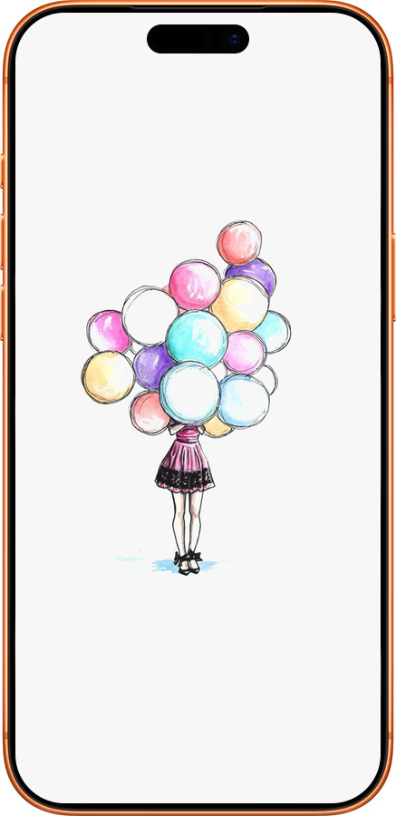 Силиконовый чехол Шарики для Apple iPhone 17 PRO MAX - 4387u-4029 изображение 