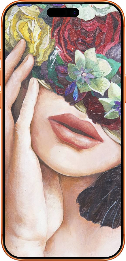 Силиконовый чехол Head Flower для Apple iPhone 17 PRO MAX - 4460u-4029 изображение 