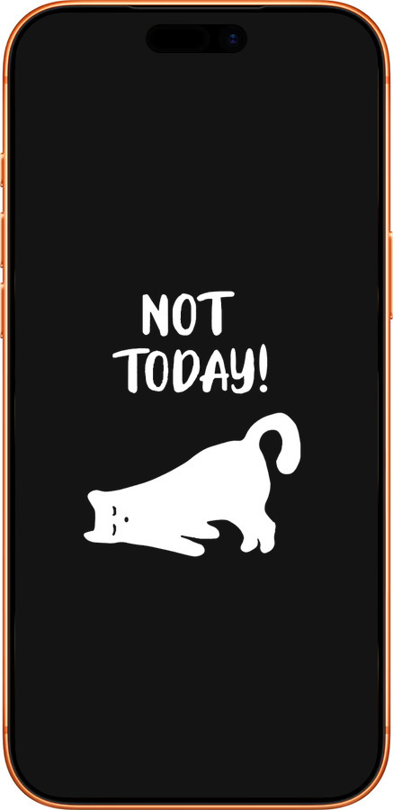 Силиконовый чехол Уставший кот для Apple iPhone 17 PRO MAX - 4535u-4029 изображение 