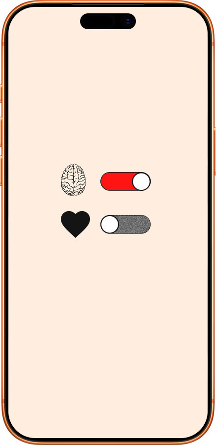 Силиконовый чехол Любовь и ум для Apple iPhone 17 PRO MAX - 4553u-4029 изображение 