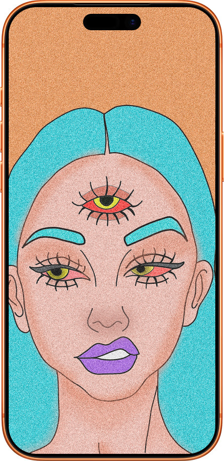 Силиконовый чехол Девушка рисунок для Apple iPhone 17 PRO MAX - 4576u-4029 изображение 