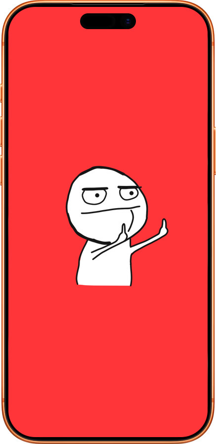 Силиконовый чехол Мем для Apple iPhone 17 PRO MAX - 4578u-4029 изображение 