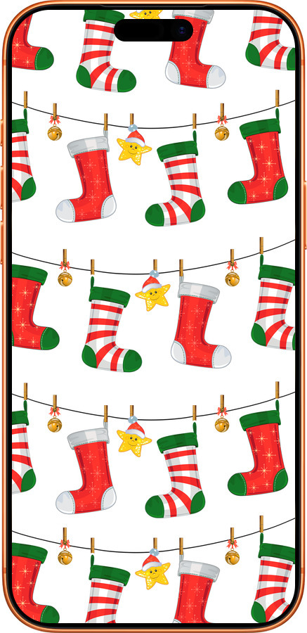 Силіконовий чехол Новорічний 9 для Apple iPhone 17 PRO MAX - 4622u-4029 изображение 