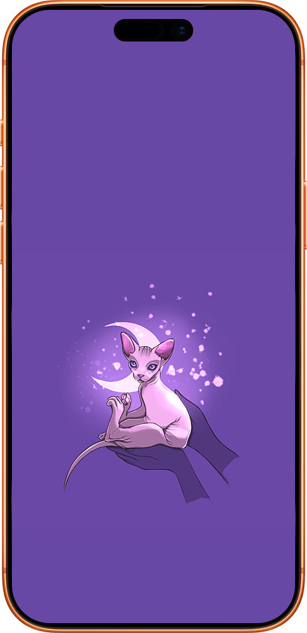 Силиконовый чехол Кот2 для Apple iPhone 17 PRO MAX - 4676u-4029 изображение 