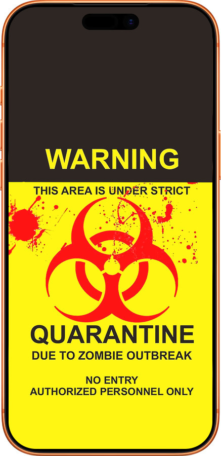 Силиконовый чехол Biohazard  9 для Apple iPhone 17 PRO MAX - 4825u-4029 изображение 