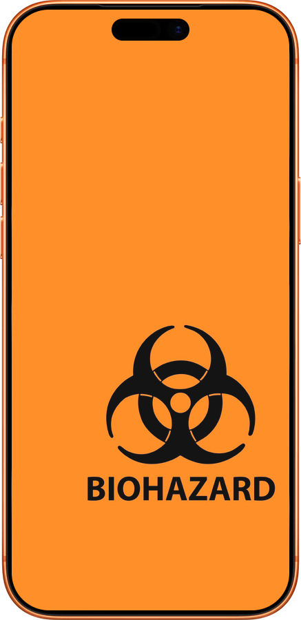 Силиконовый чехол biohazard 33 для Apple iPhone 17 PRO MAX - 4851u-4029 изображение 