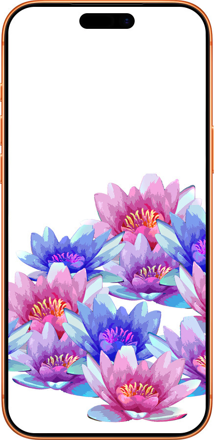 Силіконовий чехол Лотос для Apple iPhone 17 PRO MAX - 4862u-4029 изображение 