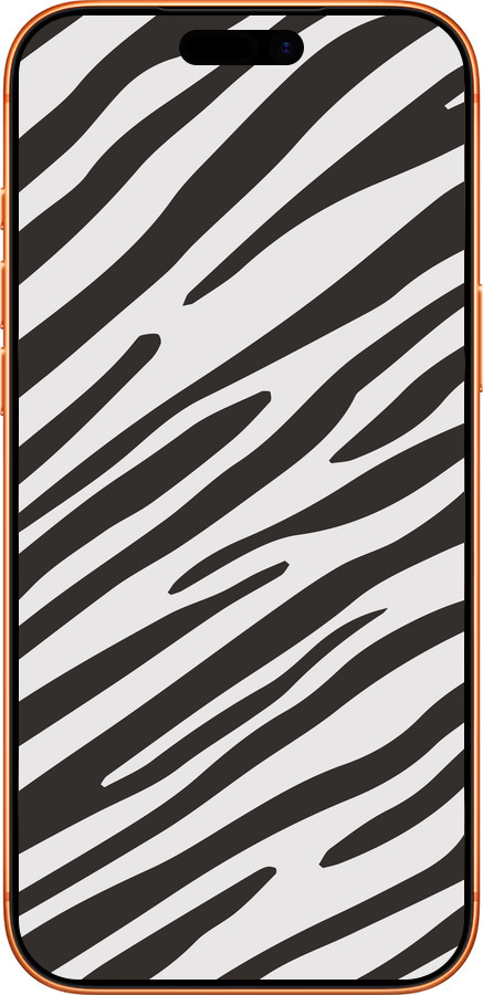 Силиконовый чехол Классическая зебра для Apple iPhone 17 PRO MAX - 4874u-4029 изображение 