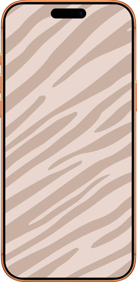 Силиконовый чехол Зебра беж для Apple iPhone 17 PRO MAX - 4875u-4029 изображение 