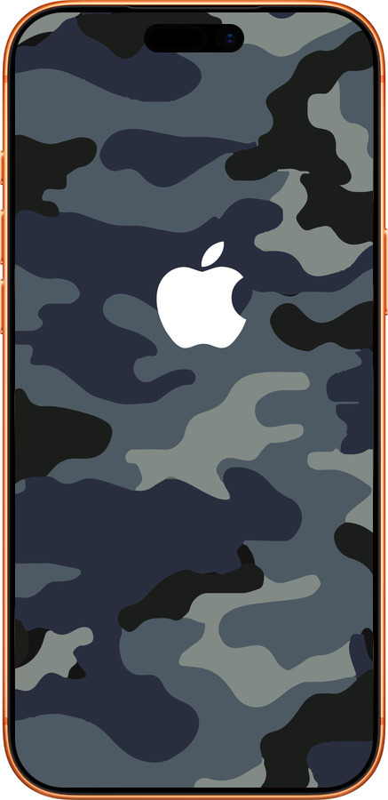 Силиконовый чехол Камуфляж 1 для Apple iPhone 17 PRO MAX - 4897u-4029 изображение 