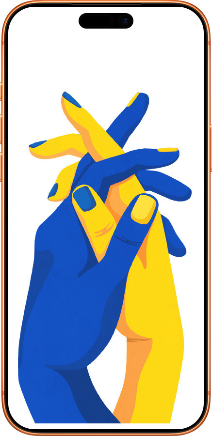 Силиконовый чехол Stand With Ukraine для Apple iPhone 17 PRO MAX - 5255u-4029 изображение 