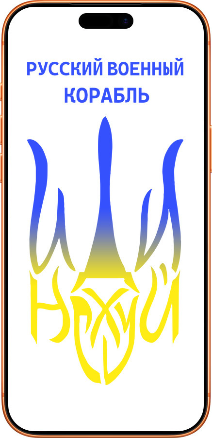 Силиконовый чехол Русский военный корабль иди на v7 для Apple iPhone 17 PRO MAX - 5261u-4029 изображение 