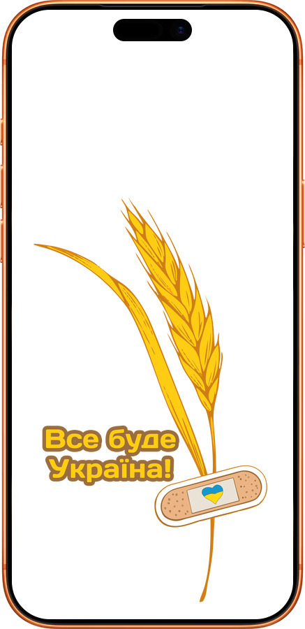 Силиконовый чехол Украина v4 для Apple iPhone 17 PRO MAX - 5285u-4029 изображение 