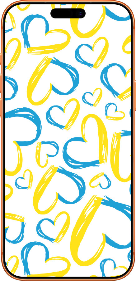 Силиконовый чехол Сердца UA для Apple iPhone 17 PRO MAX - 5292u-4029 изображение 