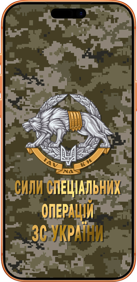 Силиконовый чехол ССО ЗСУ для Apple iPhone 17 PRO MAX - 5302u-4029 изображение 