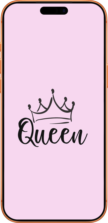 Силиконовый чехол Queen & King для неё для Apple iPhone 17 PRO MAX - 5520u-4029 изображение 