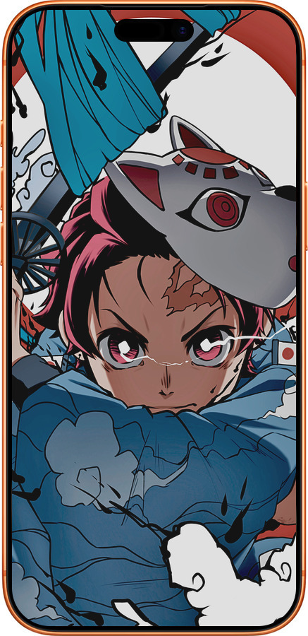 Силиконовый чехол Танджиро Камадо для Apple iPhone 17 PRO MAX - 5574u-4029 изображение 