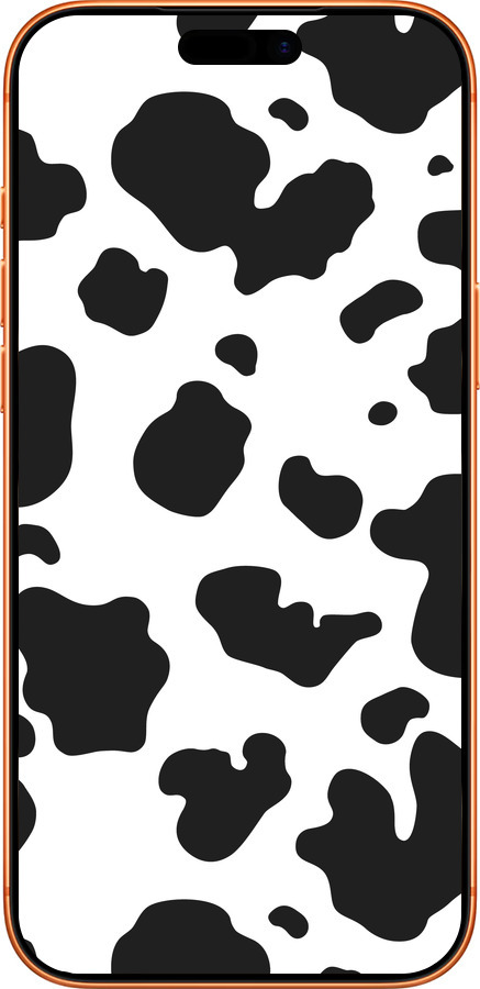 Силиконовый чехол Шкура коровы для Apple iPhone 17 PRO MAX - 5576u-4029 изображение 