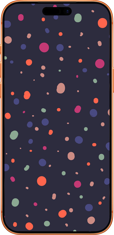 Силиконовый чехол Горошек v2 для Apple iPhone 17 PRO MAX - 5599u-4029 изображение 