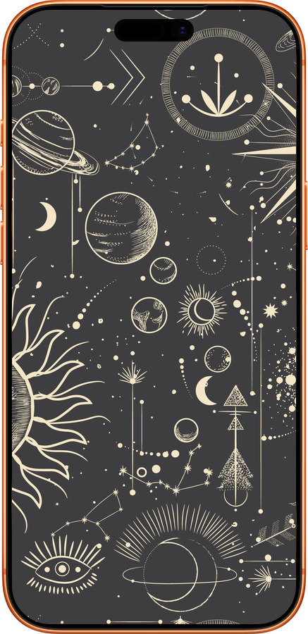 Силиконовый чехол Фаза луны для Apple iPhone 17 PRO MAX - 5605u-4029 изображение 