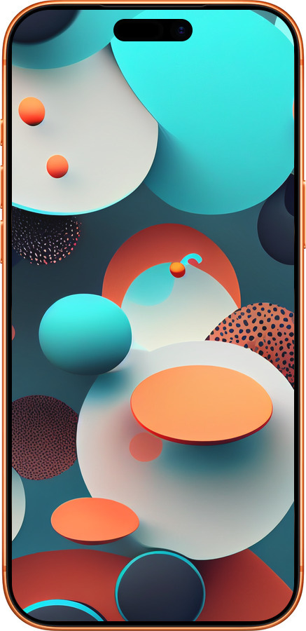 Силиконовый чехол Горошек абстракция для Apple iPhone 17 PRO MAX - 5608u-4029 изображение 