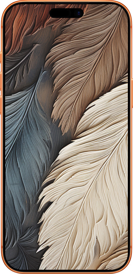 Силіконовий чехол Листя в стилі бохо для Apple iPhone 17 PRO MAX - 5643u-4029 изображение 