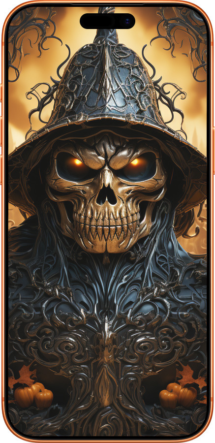 Силиконовый чехол Череп 2 для Apple iPhone 17 PRO MAX - 5652u-4029 изображение 