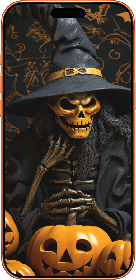 Силиконовый чехол Halloween 2 для Apple iPhone 17 PRO MAX - 5654u-4029 изображение 