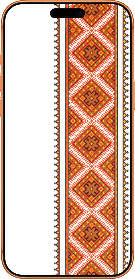 Силиконовый чехол Вышиванка 25 для Apple iPhone 17 PRO MAX - 593u-4029 изображение 