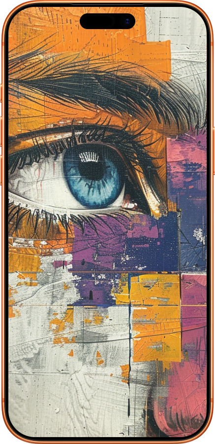 Силіконовий чехол Кольорова фреска для Apple iPhone 17 PRO MAX - 6032u-4029 изображение 