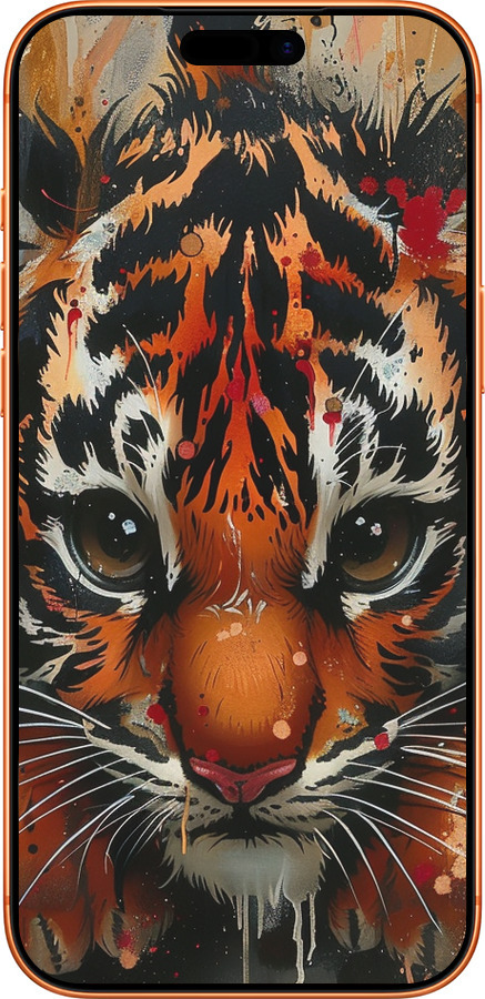 Силиконовый чехол Mini tiger для Apple iPhone 17 PRO MAX - 6052u-4029 изображение 