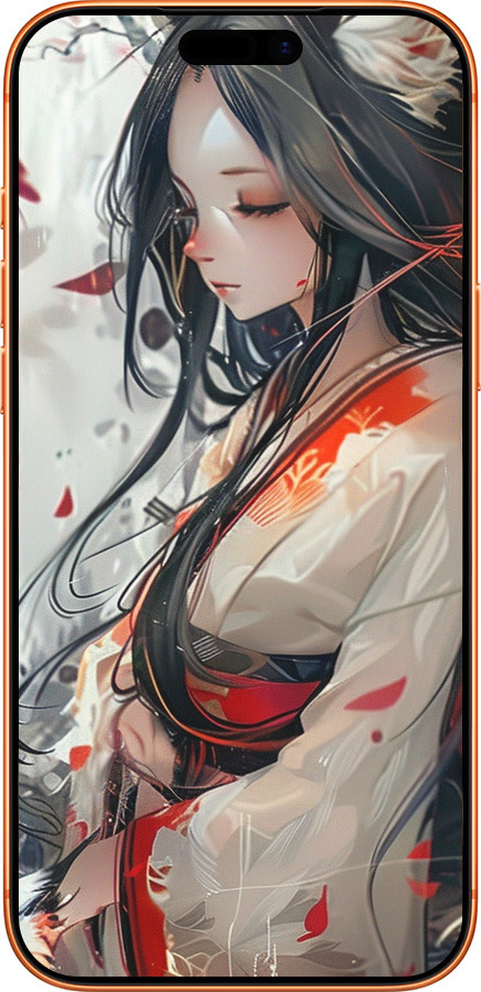 Силиконовый чехол Кицуне для Apple iPhone 17 PRO MAX - 6073u-4029 изображение 