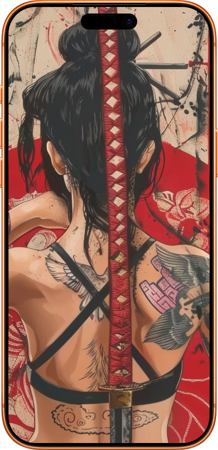 Силиконовый чехол Тайна катаны для Apple iPhone 17 PRO MAX - 6074u-4029 изображение 