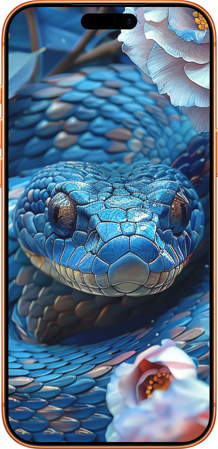 Силиконовый чехол Blue Snake для Apple iPhone 17 PRO MAX - 6079u-4029 изображение 