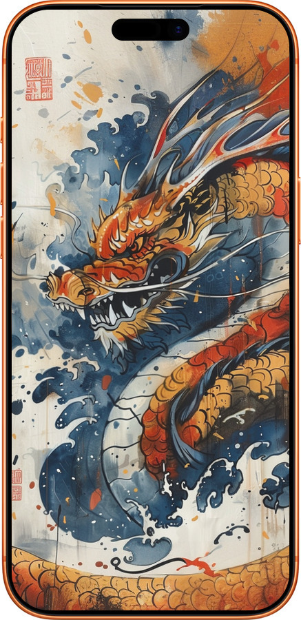 Силиконовый чехол Ярость дракона для Apple iPhone 17 PRO MAX - 6112u-4029 изображение 