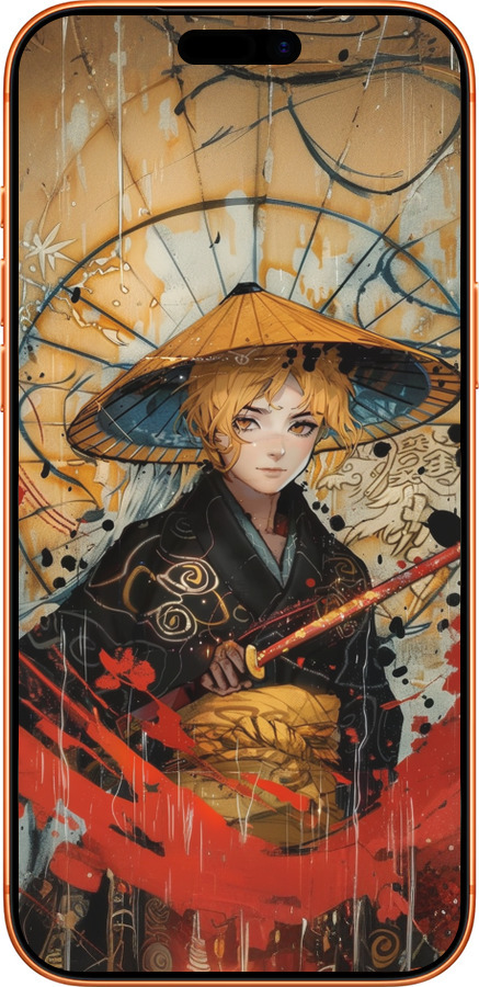 Силіконовий чехол Самурайська відвага для Apple iPhone 17 PRO MAX - 6115u-4029 изображение 