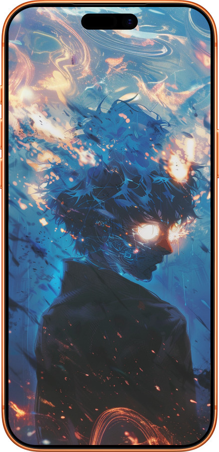 Силиконовый чехол Сатору Годжо для Apple iPhone 17 PRO MAX - 6129u-4029 изображение 