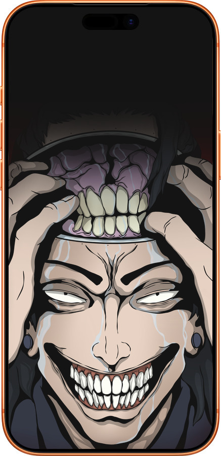 Силиконовый чехол Магическая Битва Kenjaku для Apple iPhone 17 PRO MAX - 6151u-4029 изображение 