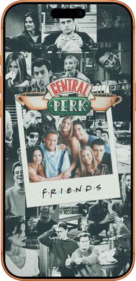 Силиконовый чехол Друзья для Apple iPhone 17 PRO MAX - 6276u-4029 изображение 