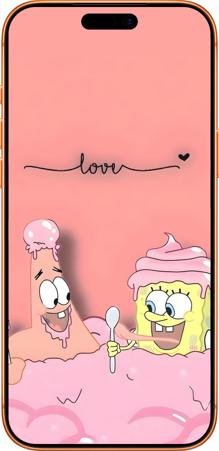 Силиконовый чехол Спанч Боб для Apple iPhone 17 PRO MAX - 6282u-4029 изображение 