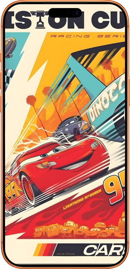 Силиконовый чехол Тачки для Apple iPhone 17 PRO MAX - 6288u-4029 изображение 