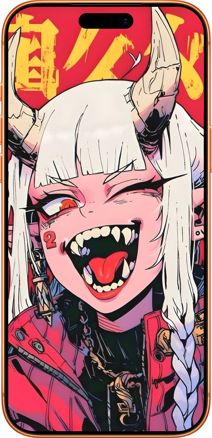 Силіконовий чехол Аніме демон для Apple iPhone 17 PRO MAX - 6308u-4029 изображение 