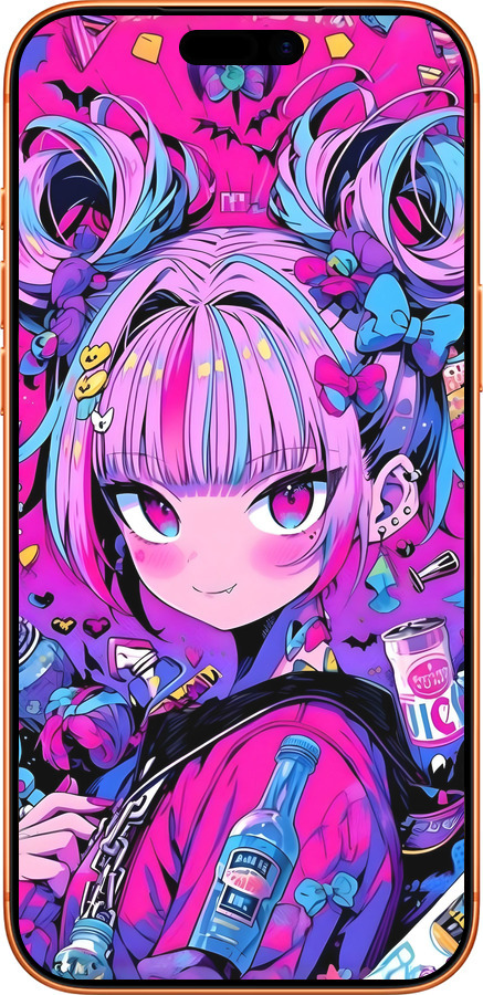 Силиконовый чехол Аниме милаха для Apple iPhone 17 PRO MAX - 6314u-4029 изображение 