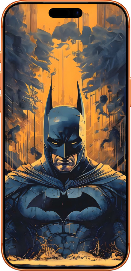 Силиконовый чехол Бэтмен для Apple iPhone 17 PRO MAX - 6335u-4029 изображение 