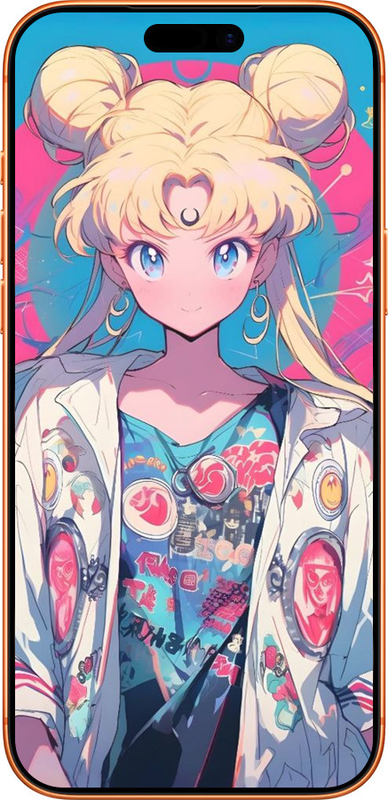 Силиконовый чехол Сейлор Мун 2 для Apple iPhone 17 PRO MAX - 6351u-4029 изображение 