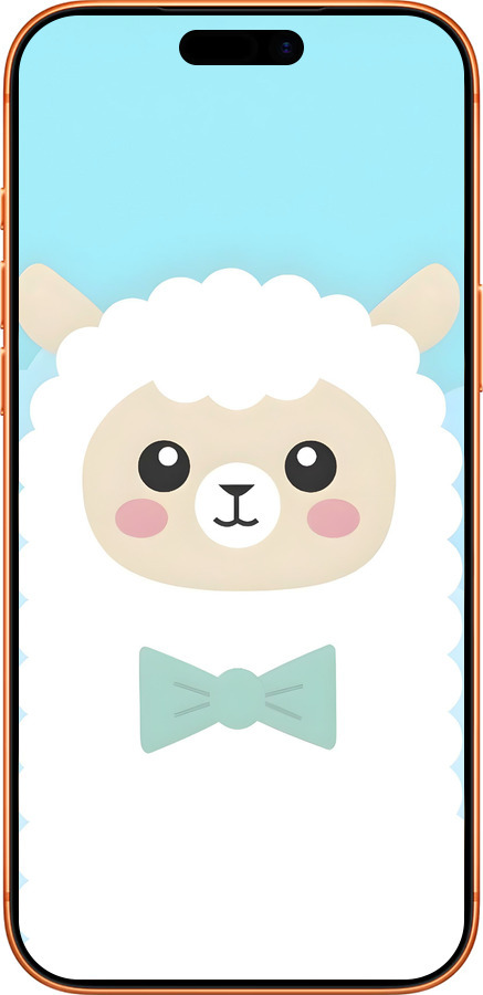 Силиконовый чехол Милый барашек для Apple iPhone 17 PRO MAX - 6355u-4029 изображение 