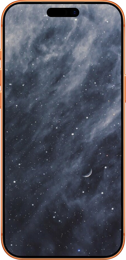 Силиконовый чехол Голубые облака, Голубая луна для Apple iPhone 17 PRO MAX - 6398u-4029 изображение 